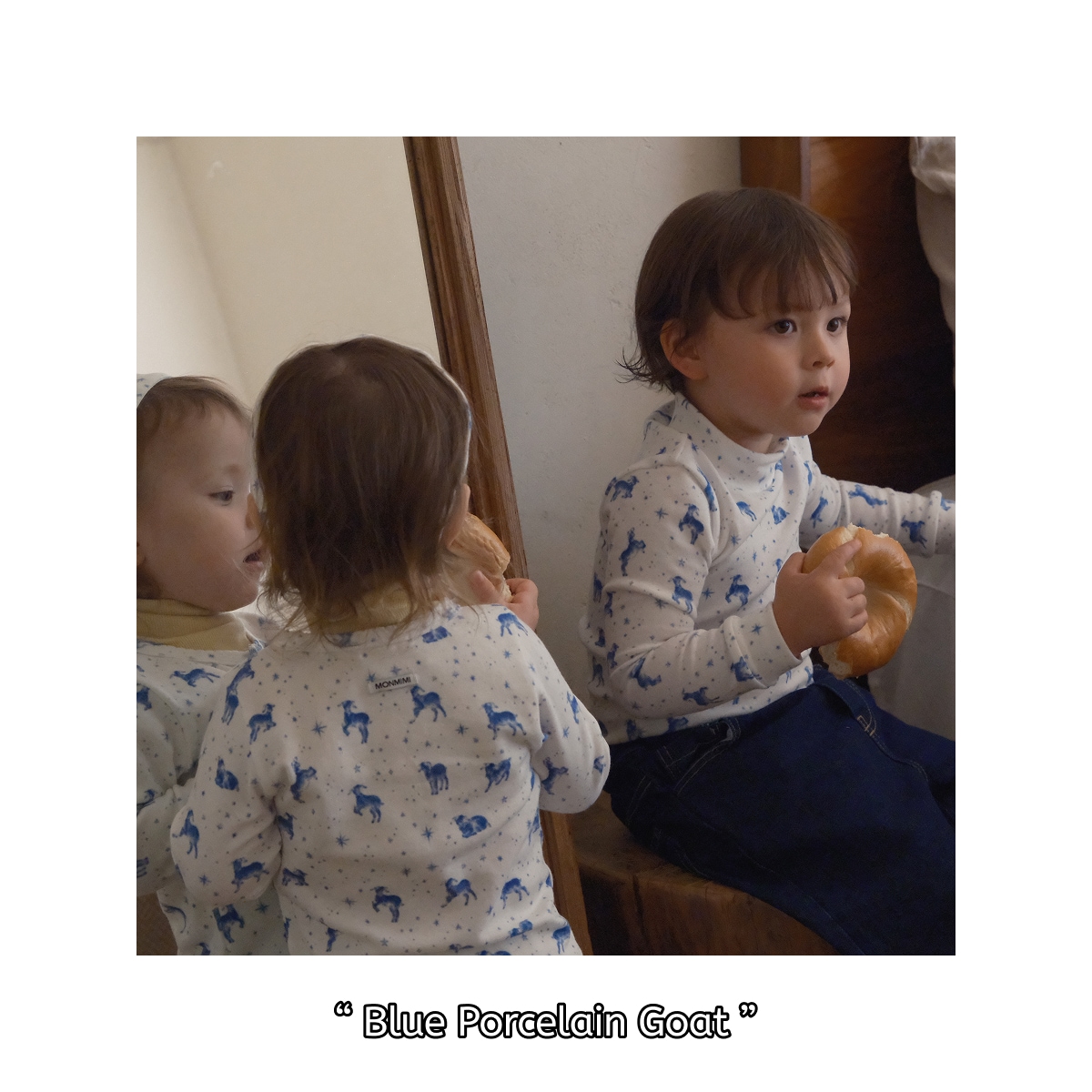 【monmimi】子羊シリーズ　3点セット　BABY/XS Blue Porcelain Goat.jpg